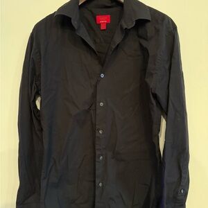 Alfani Stretch Black Shirt